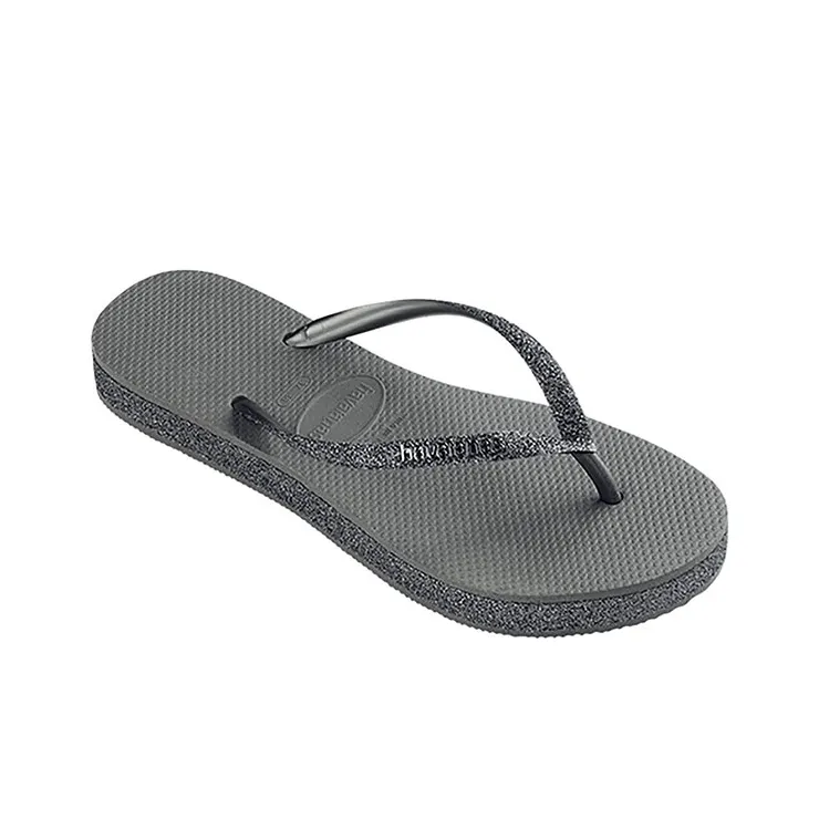 Havaianas Rubber Sole Slide Slippers Unisex Gray-2