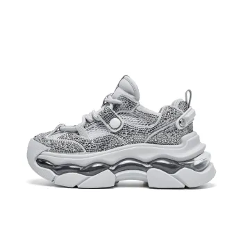 CHERYKALLY Breathable Coverage Support Low Top Chunky Sneakers Women's