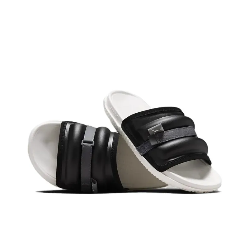Jordan Super Play Slide Black Phantom White-2