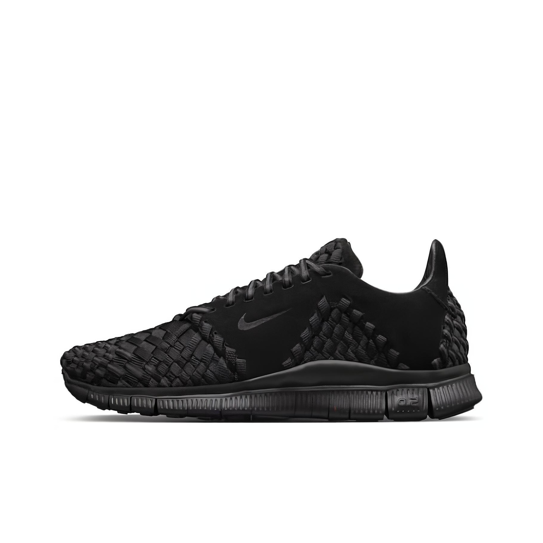 Nike Free Inneva Woven 2 Triple Black Suede POIZON