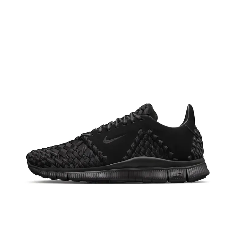Nike Free Inneva Woven 2 Triple Black Suede-0