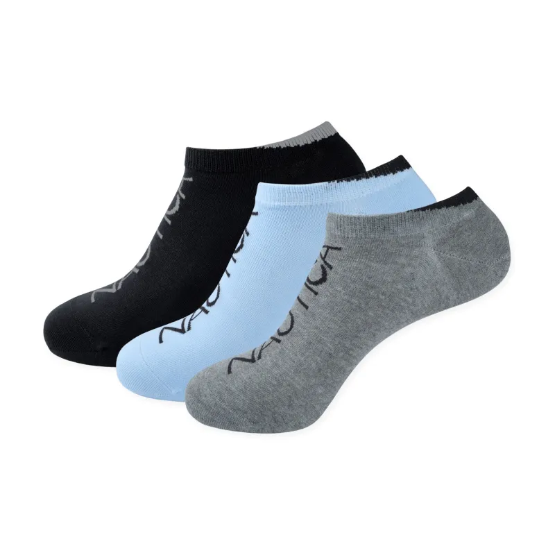 NAUTICA UNDERWEAR No-Show Socks Men's 3 Pack-1