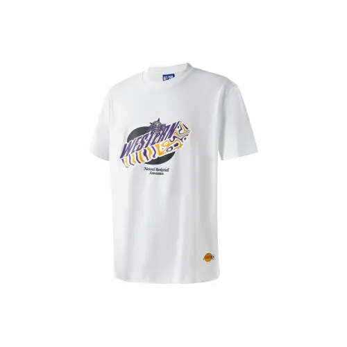 NBA Lakers T-Shirts Unisex White