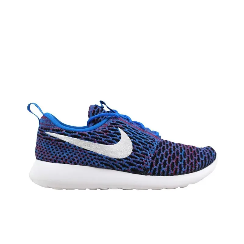 Nike Roshe One Flyknit Photo Blue/White University Red Black Women's-1