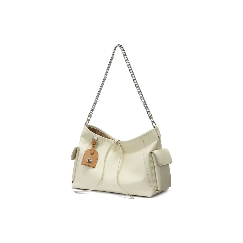 ROBERTA DI CAMERINO Cow Leather Small Tote Bag Tote Bag Bike Bag Crossbody Bag Shoulder Bag Regular Women's Black/White-5
