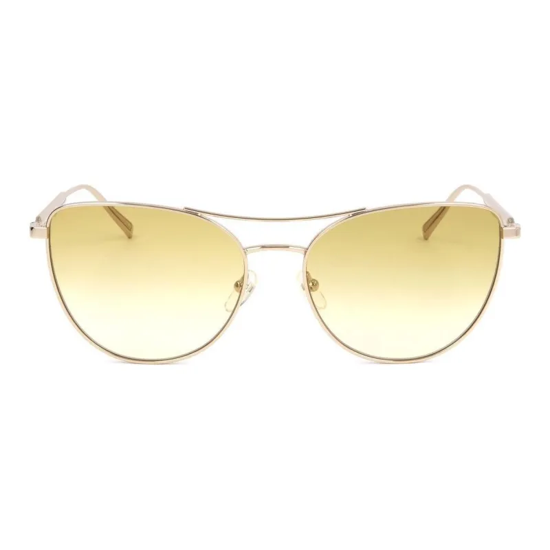 LONGCHAMP Aviator Sunglasses Women's Gold-1