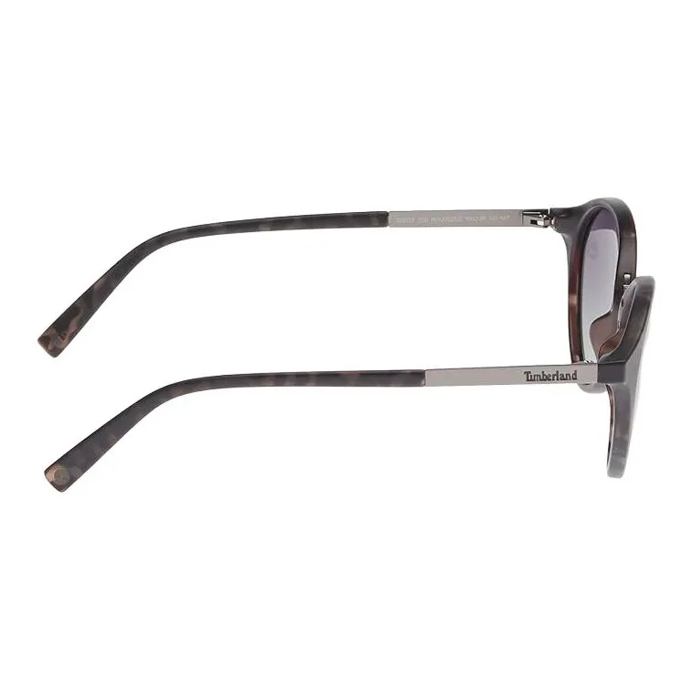 Timberland Plastic Metal Oval Sunglasses Women's Black-2