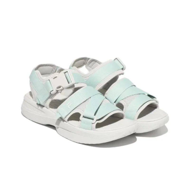 FILA Beach Sandals Unisex White Blue Korean Style-2