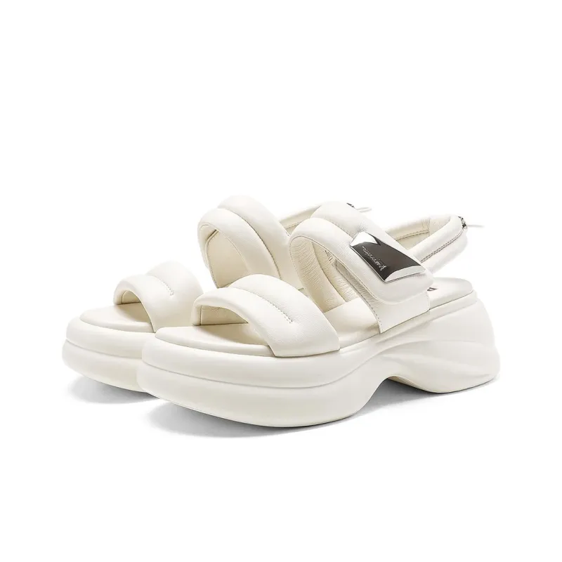 BOSSSUNWEN One Strap Sandals 6.5cm Women's-7