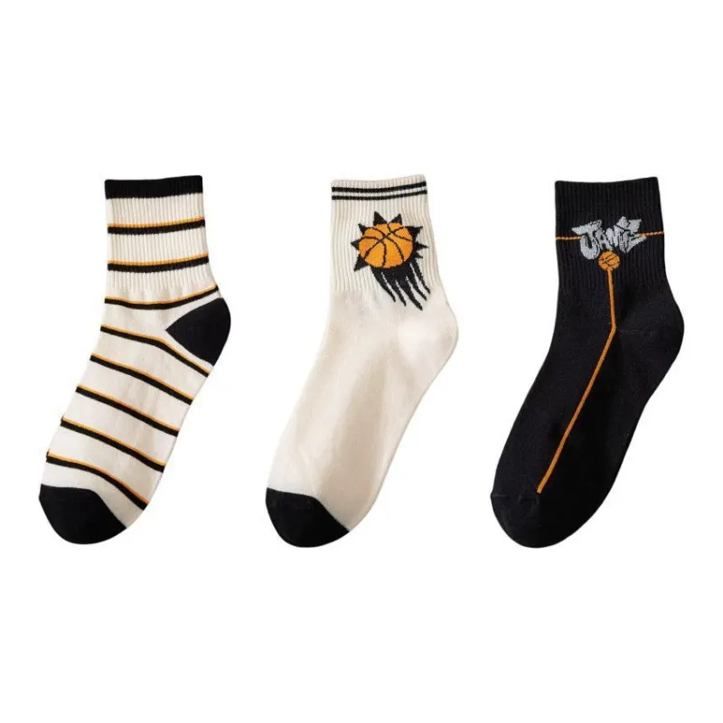 MIIOW Mid Calf Socks Men's 3 Pack-3