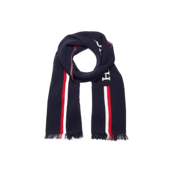 Tommy Hilfiger Knit Scarves Men's Marine Blue