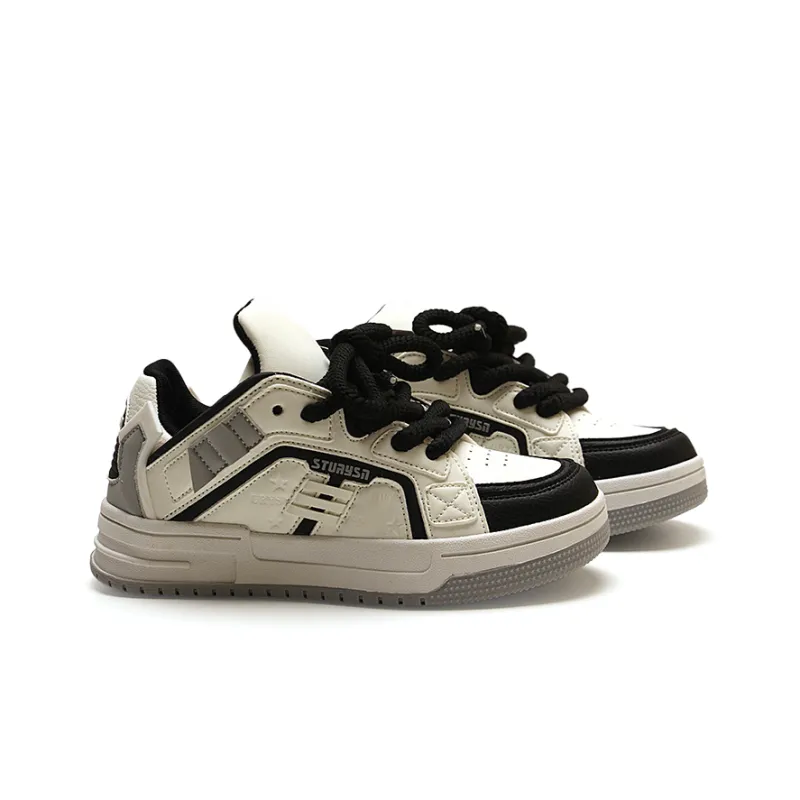 STUR YSN Wear resistant And Lightweight Low Top Skateboard Shoes Unisex-8