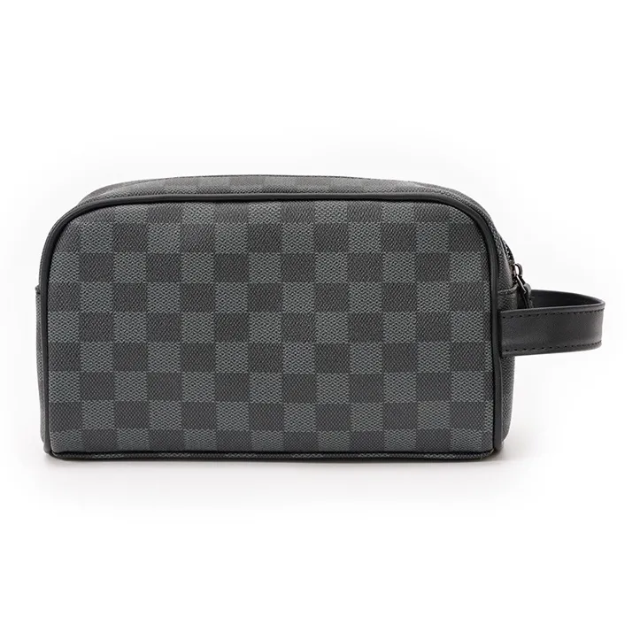 CARTELO PVC Clutch Handheld Bag Toiletry Bag Regular Unisex Black-5