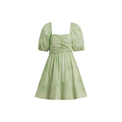 COACH Short-Sleeved Dresses Women's Green