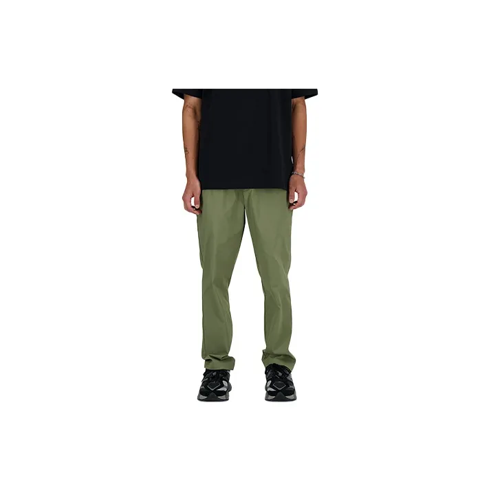 New Balance Icon Twill Casual Pants Men's Dark Olive Green-1