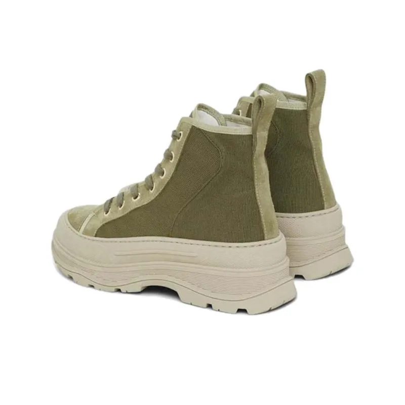 DOROTHEE SCHUMACHER High-Top Canvas Shoes Women's Green-2