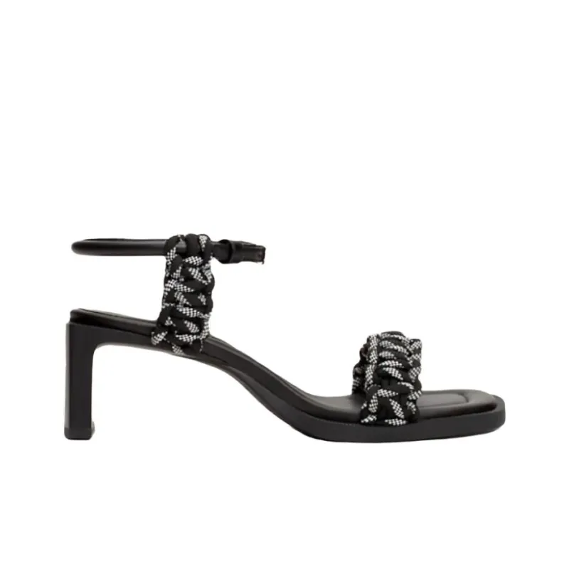 Tommy Hilfiger Soho Braided Mid Heel Sandals Women's-1