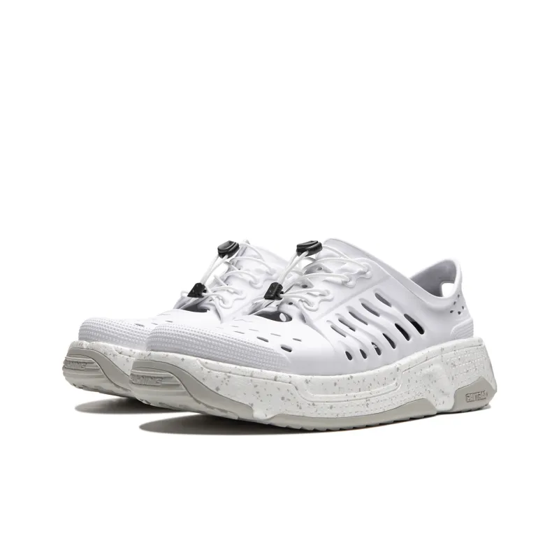 LiNing Pan Gu Trek Anti Slip Wear Resistant River Trekking Shoes Unisex Standard White-2