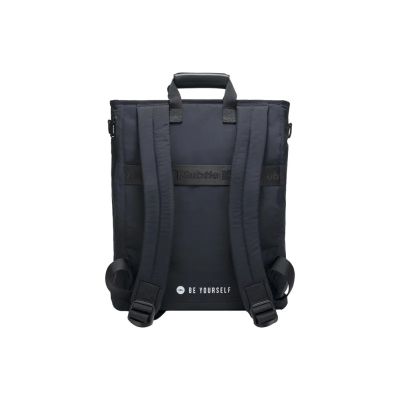Subtle Nylon Backpack Tubas Unisex Woody Brown/Black/Jasper-6