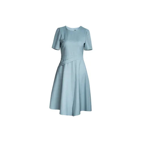 ROEYSHOUSE Short-Sleeved Dresses Women's Light Blue