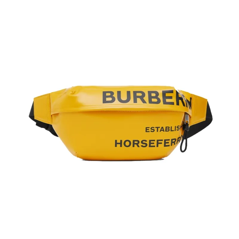 Burberry Bum Bag Horseferry Print Medium Yellow-0