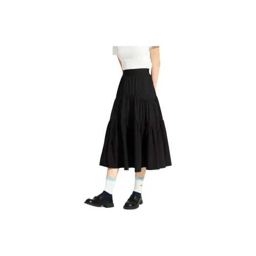 Hotwind Casual Long Skirts Women's Black