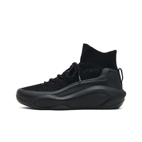 EQLZ EQUALIZER Basketball Shoes Unisex High-Top Black Jade