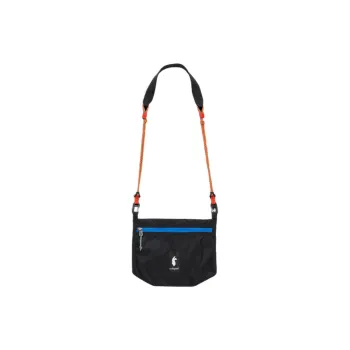 Cotopaxi Recycled Nylon Shoulder Bag, Crossbody Bag Unisex Black