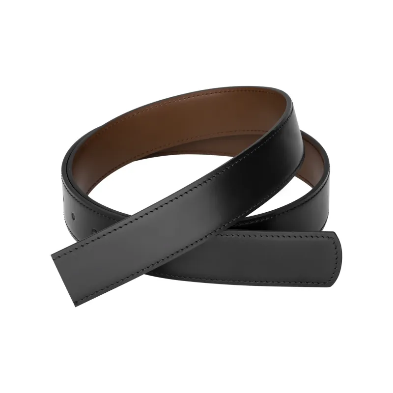 Jaylen Oos Top Grain Cow Leather Leather Belts Men's 3.4cm Wide-4