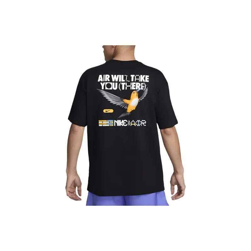 Nike T Shirts Men Black-1