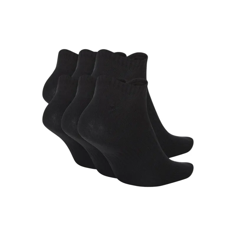 Nike Ankle Socks Unisex 6 Pack Black-1
