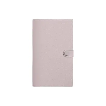 HERMES R.M.S Evercolor Leather Wallets Card Holders Women's Light Purple Red