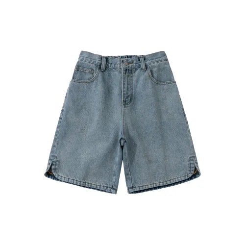 FAIRWHALE Denim Shorts Unisex Denim Blue