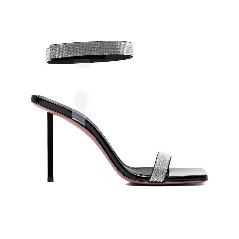AMINA MUADDI Rih 95mm Crystal embellished Sandals Women's-1