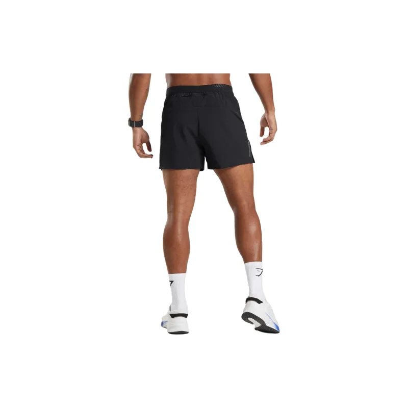 GYMSHARK APEX RUN 4' SHORTS Casual Shorts Men's Black-1