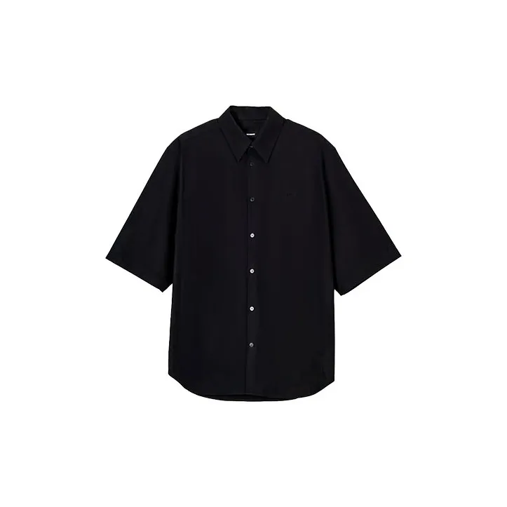 WE11DONE SS24 Shirt Unisex Black-1