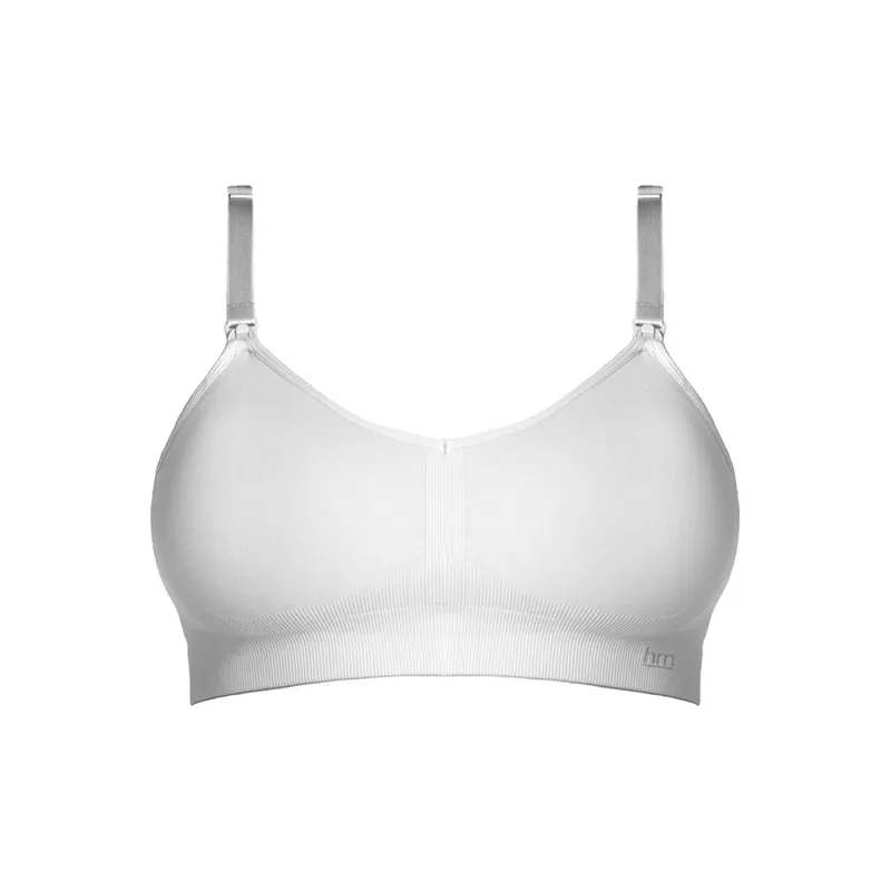Victoria's Secret HOTMILK My Necessity Wireless Maternity Bra Sha Bai Bra Women's Sha Bai/Sand White-0