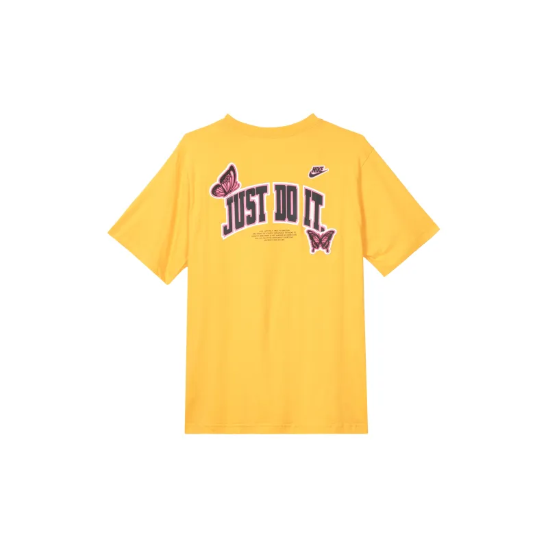 Nike Set in Sleeve T Shirt Women's Yellow-1