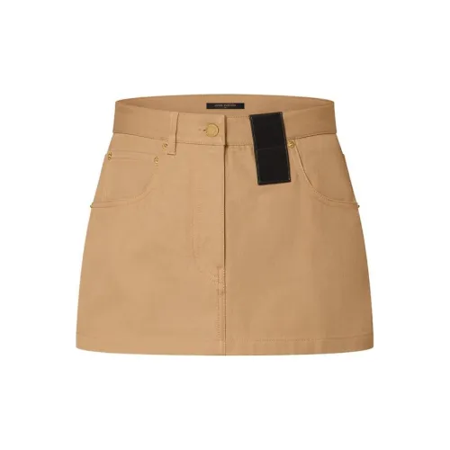 LOUIS VUITTON Casual Short Skirts Women's Brown