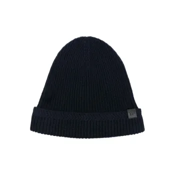 TOM FORD Logo-patch Ribbed-knit Beanie