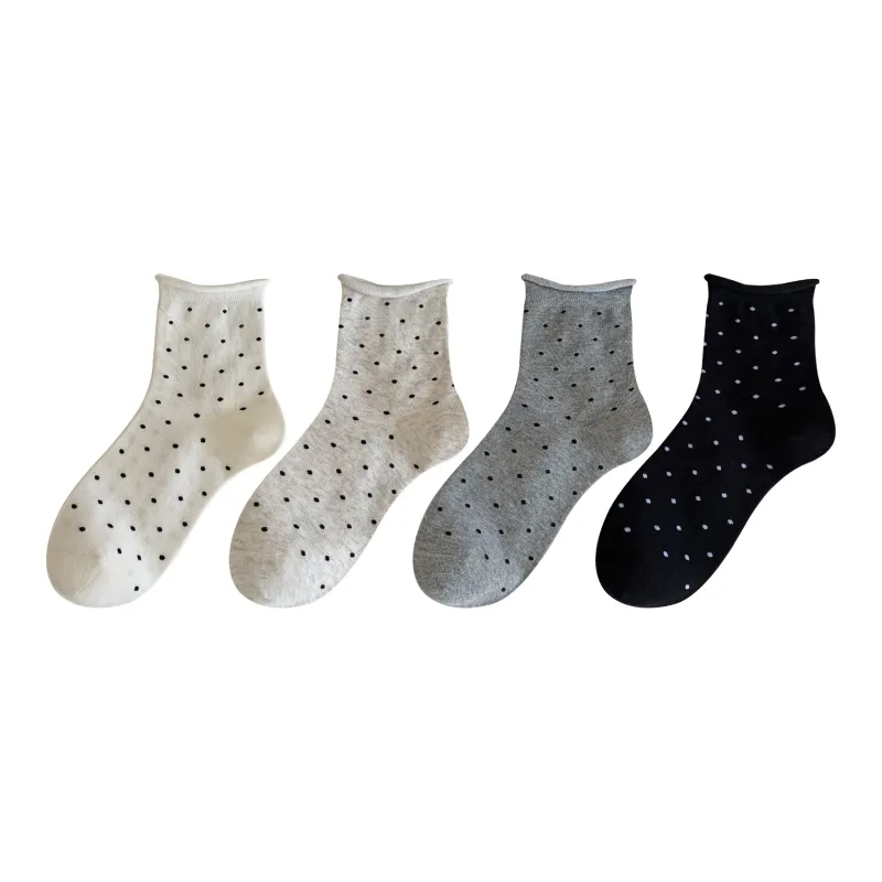 XXLLG Mid Calf Socks Women's 4 Pack-1