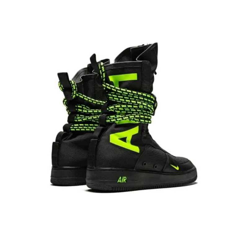 Nike Sf Air Force 1 High Black Volt-3