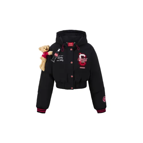 Coca-cola X 13 DEMARZO Down Jackets Unisex Black