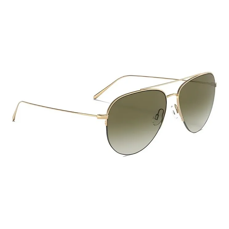 Oliver Peoples Aviator Sunglasses Men's Gold-2
