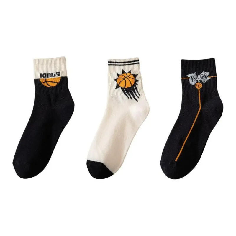 MIIOW Mid Calf Socks Men's 3 Pack-5