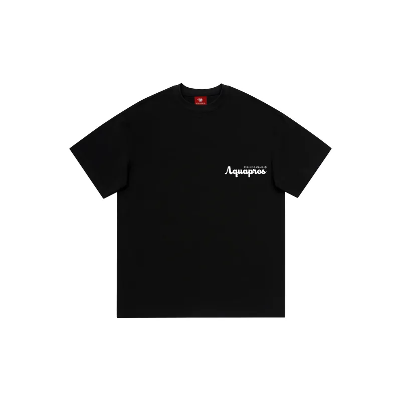 AQUAPROS T Shirts Unisex Black-1