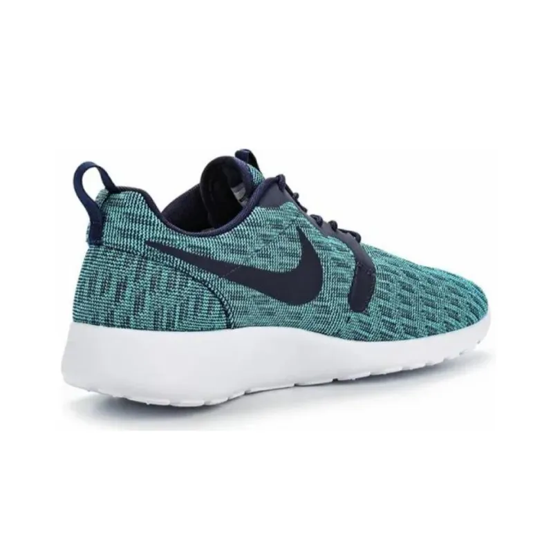 Nike Roshe One Knit Jacquard Midnight Navy Light Aqua-2