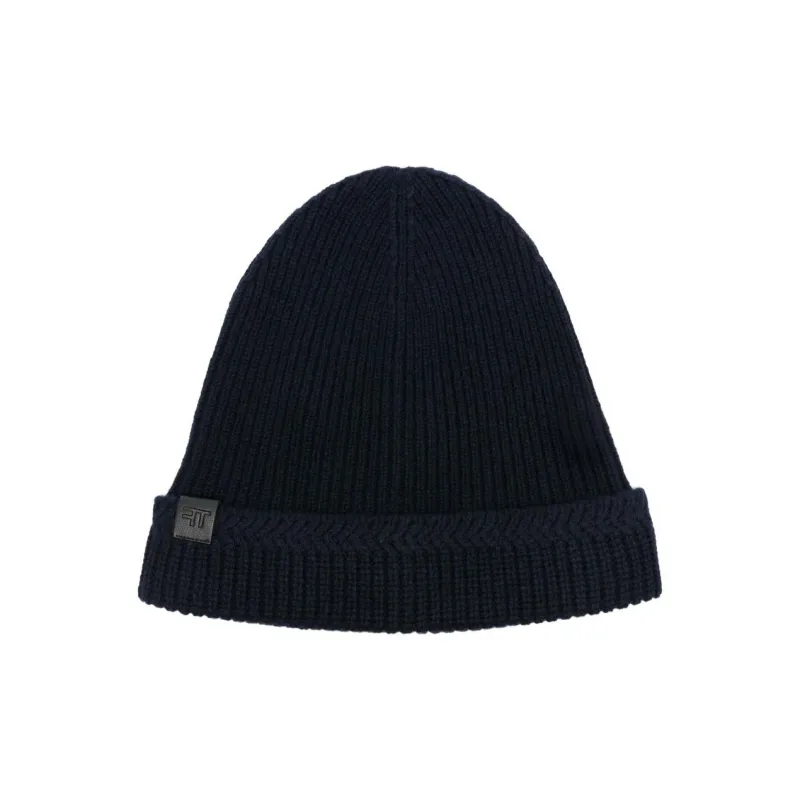 TOM FORD Logo-patch Ribbed-knit Beanie-1