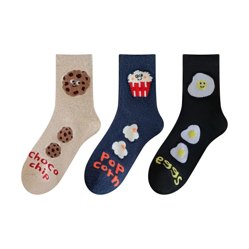 XXLLG Mid Calf Socks Women's 3 Pack-7