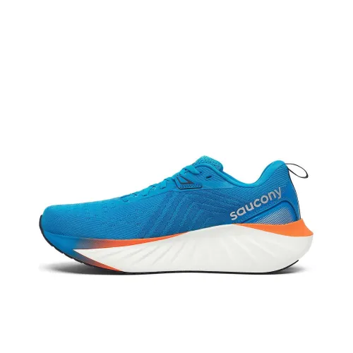 Saucony Triumph Running Shoes Men Low-Top Blue/Orange